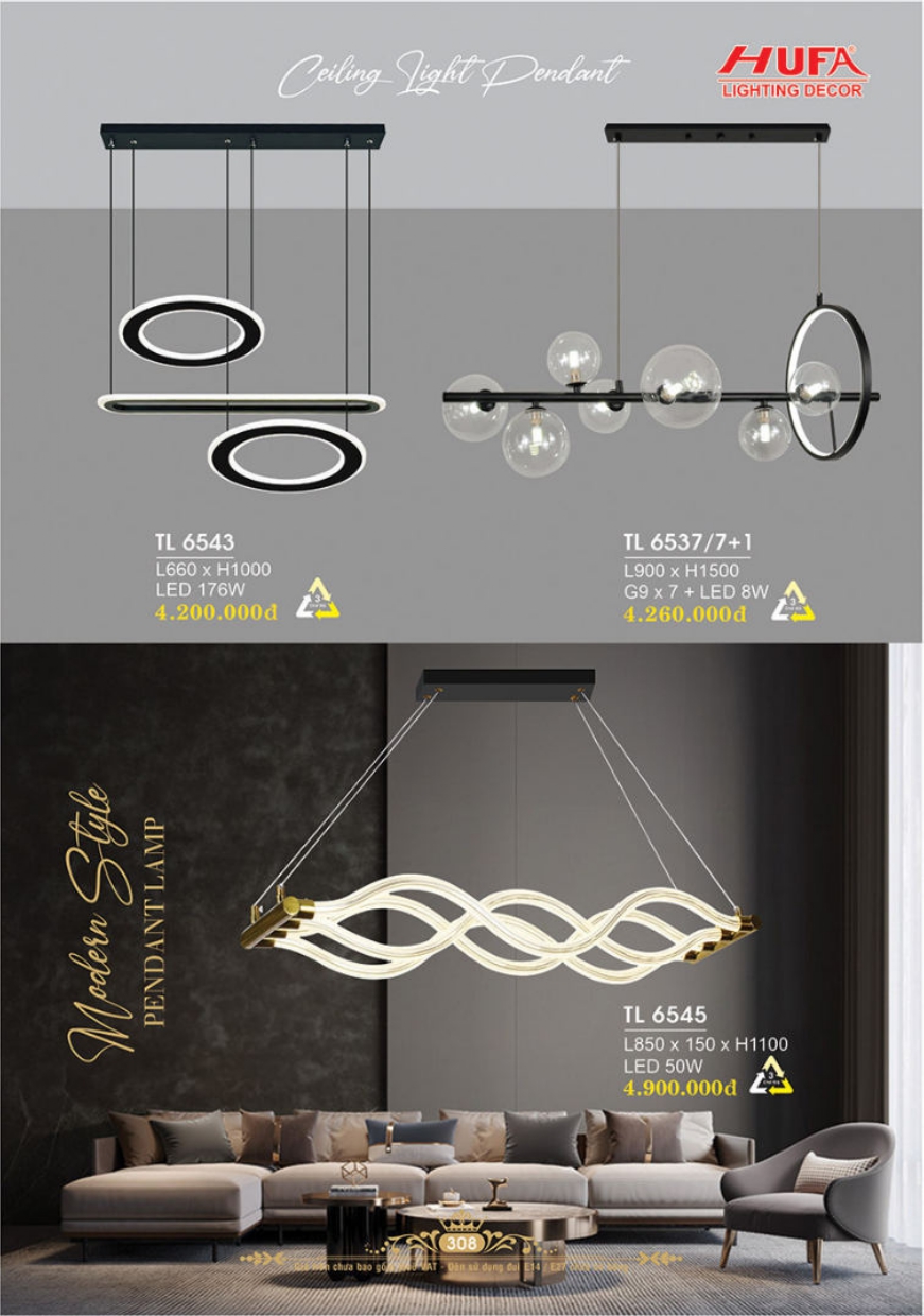 Bảng giá đèn trang trí HUFA